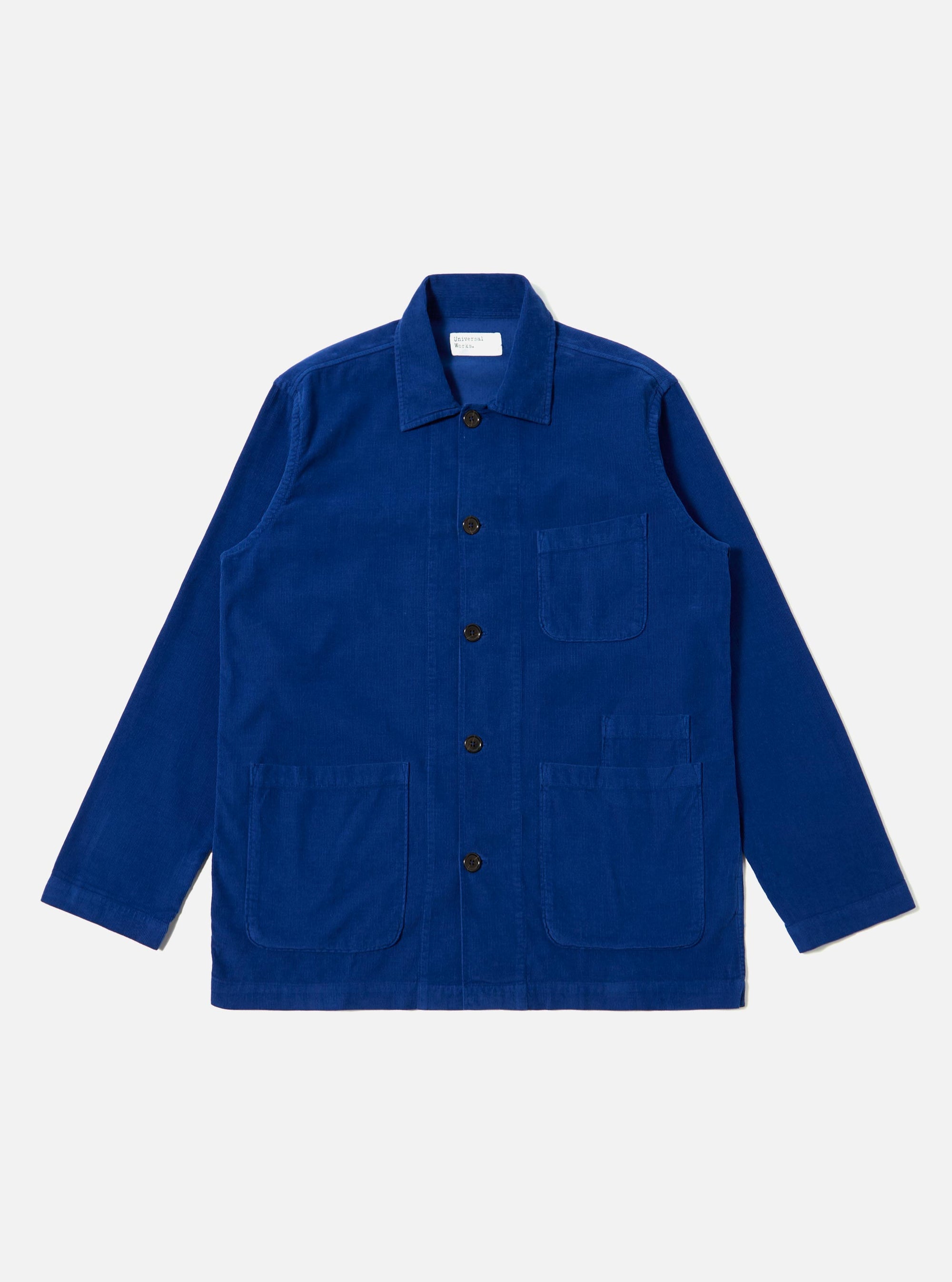Work Blue Fine Cord Bakers Overshirt