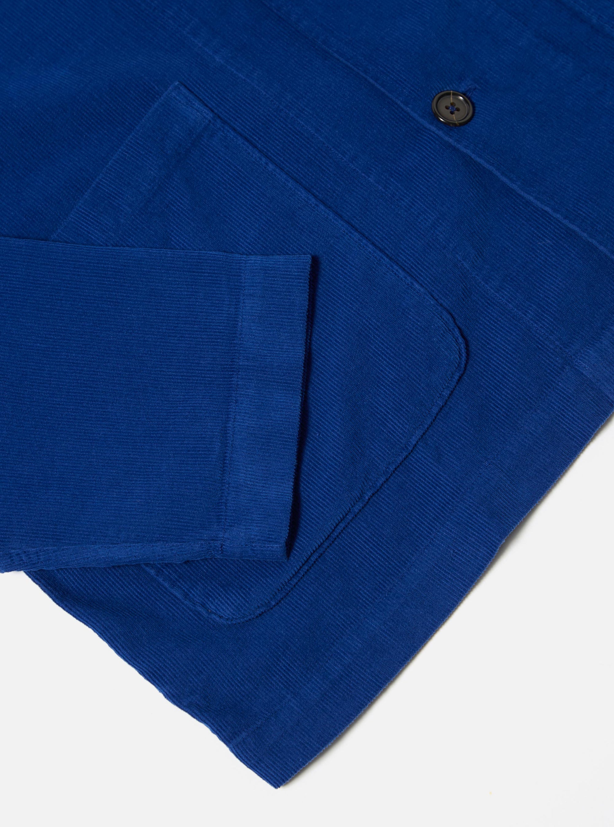 Work Blue Fine Cord Bakers Overshirt
