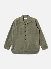 Pale Green Dam Marl Work Shirt