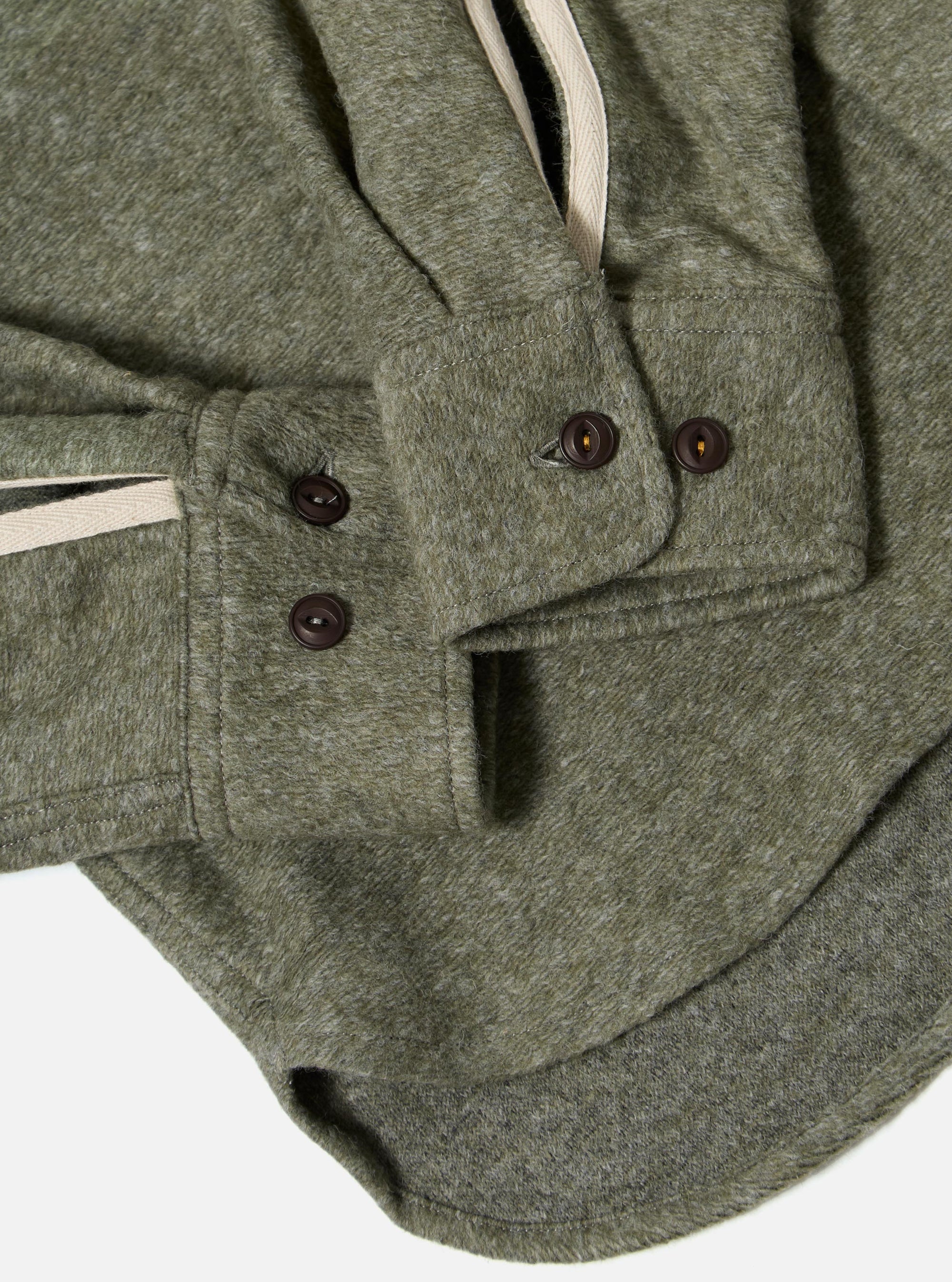 Pale Green Dam Marl Work Shirt