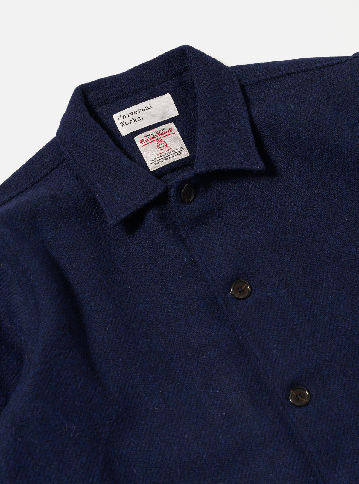 Indigo LW Harris Tweed Easy Jacket
