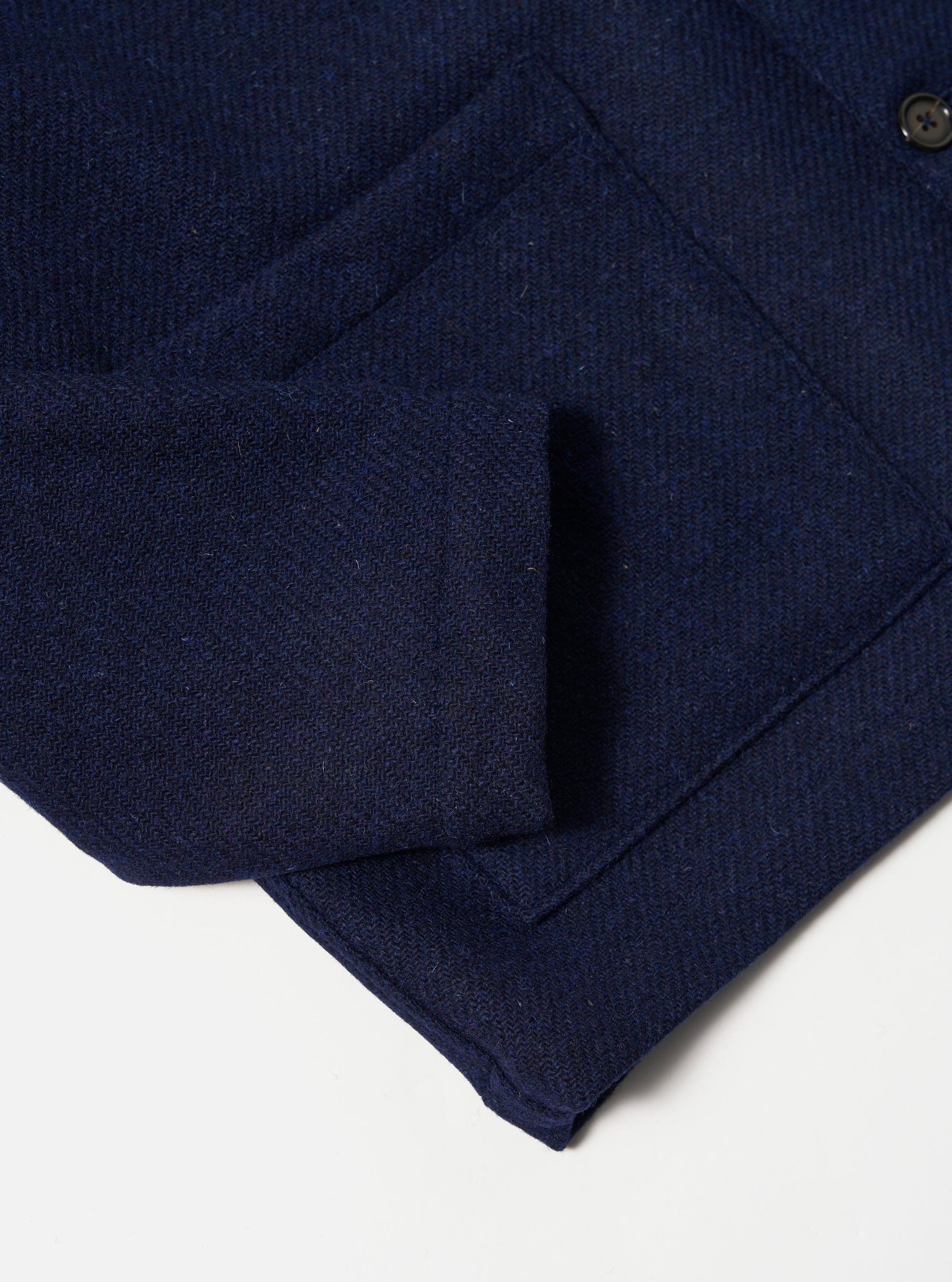 Indigo LW Harris Tweed Easy Jacket