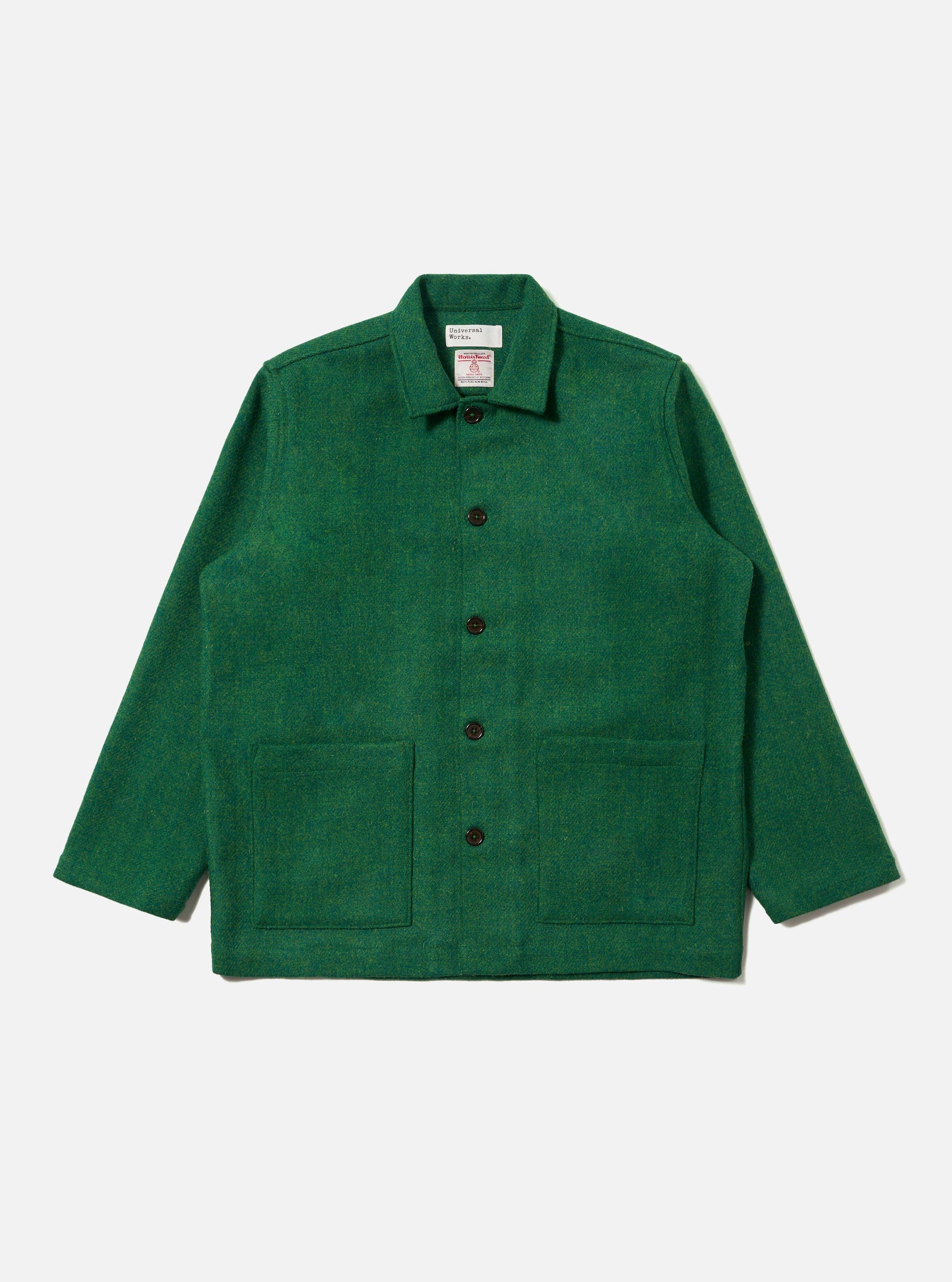 Green Harris Tweed Easy Jacket