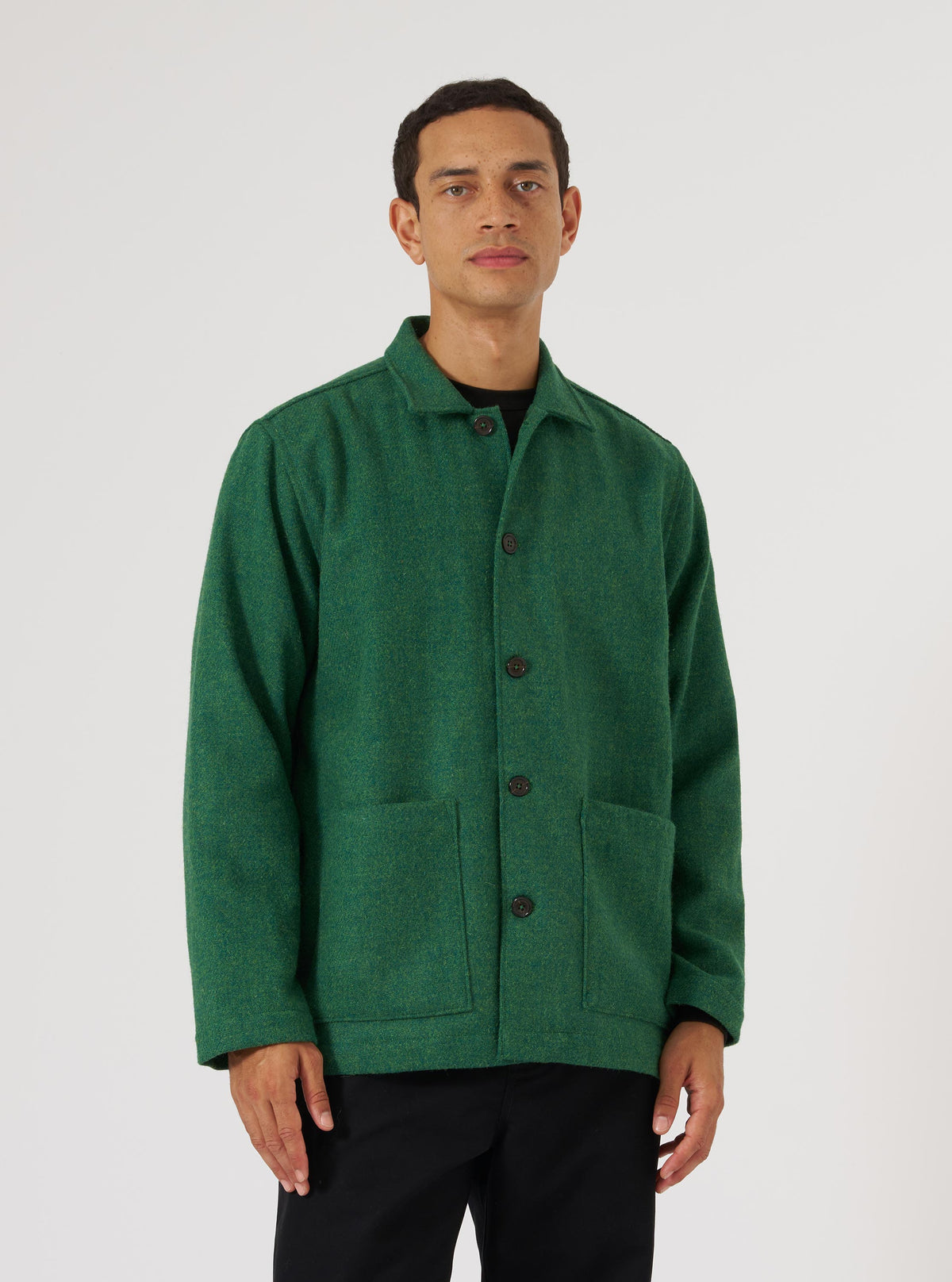 Green Harris Tweed Easy Jacket