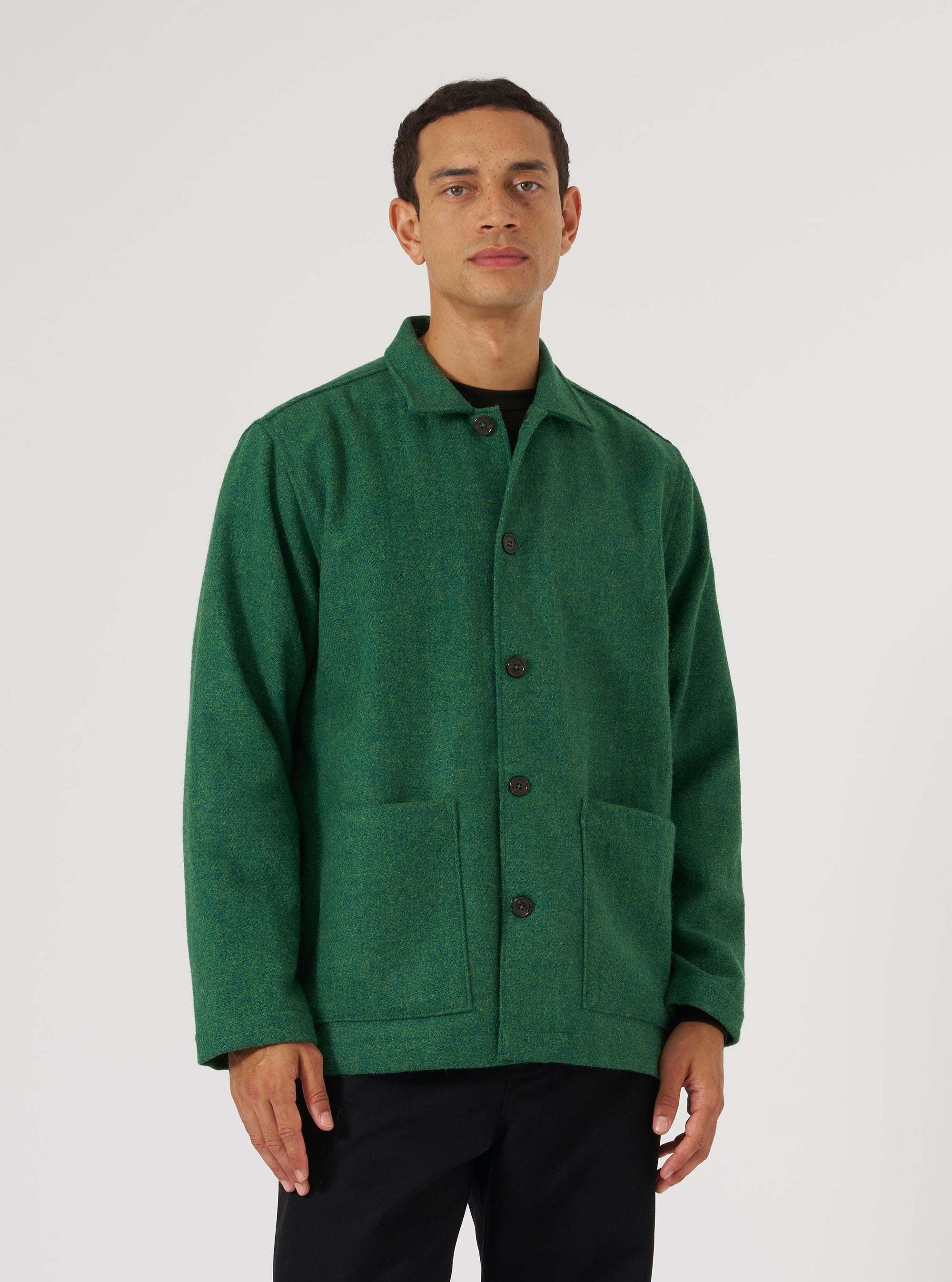 Green Harris Tweed Easy Jacket