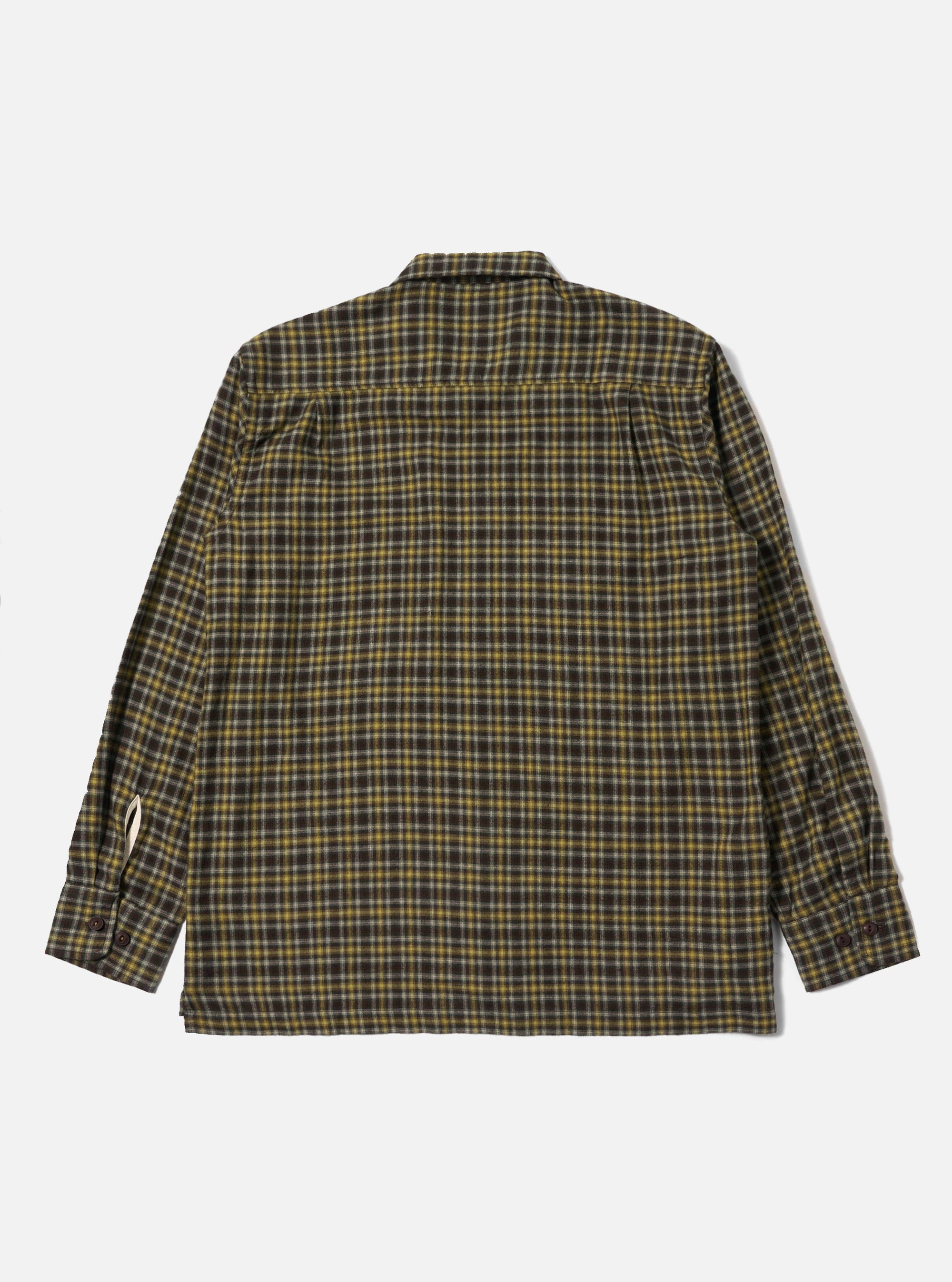 Brown Bang Check Utility Shirt