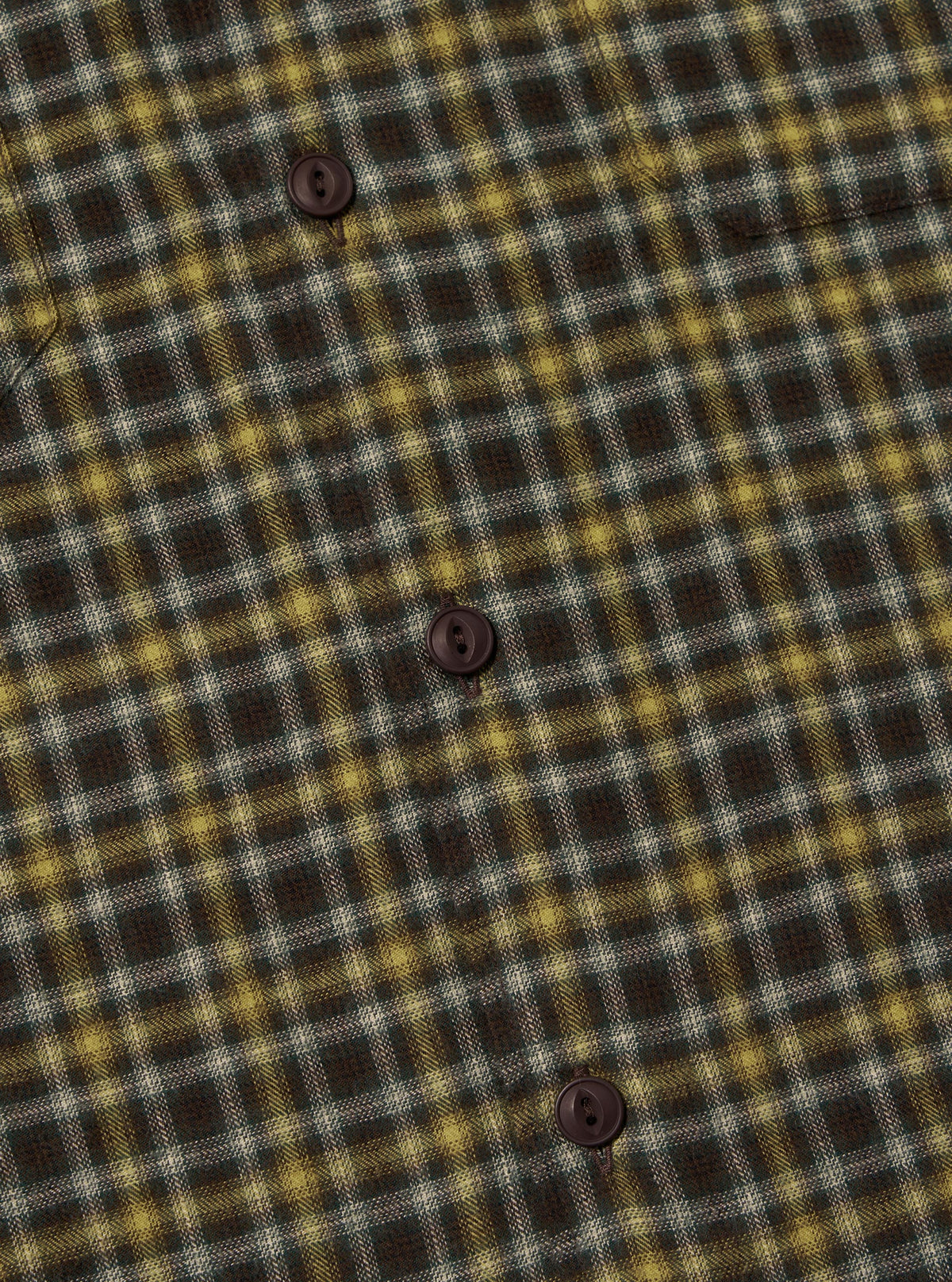 Brown Bang Check Utility Shirt