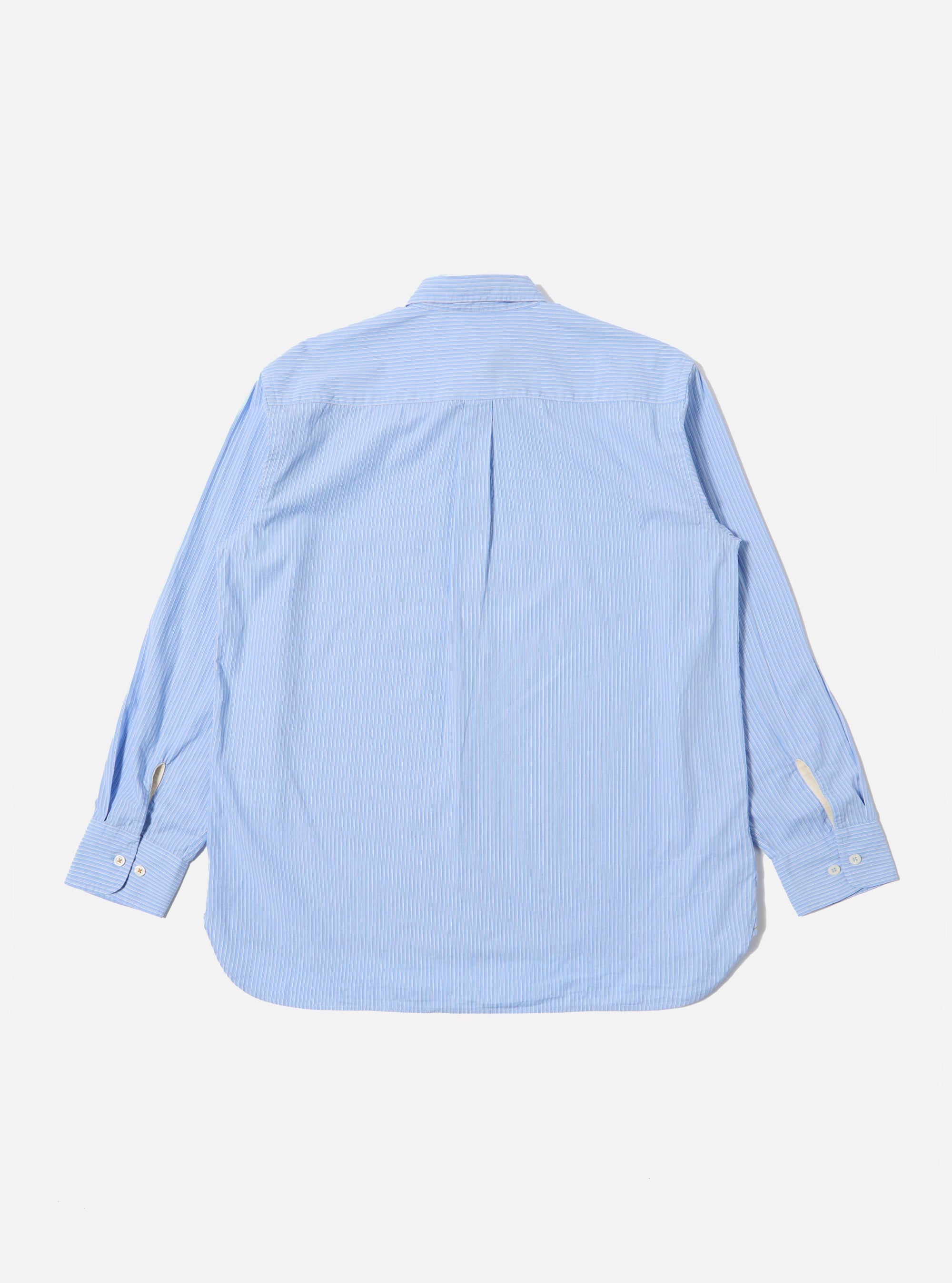 Blue Vila Stripe Narrow Lazy Day Shirt