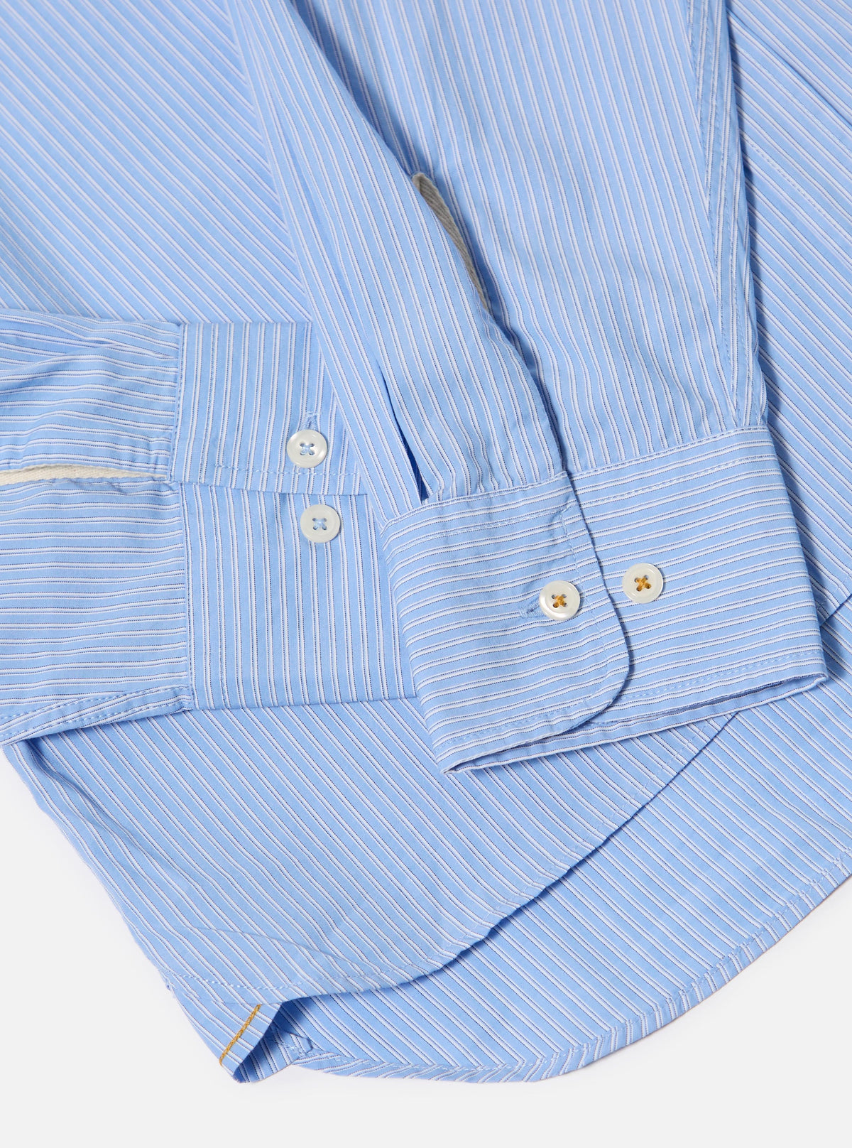 Blue Vila Stripe Narrow Lazy Day Shirt