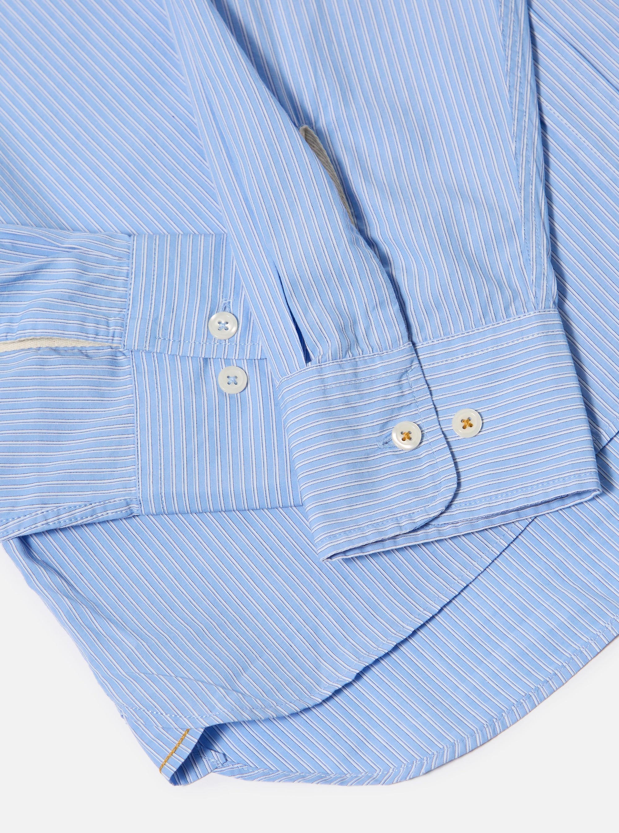 Blue Vila Stripe Narrow Lazy Day Shirt