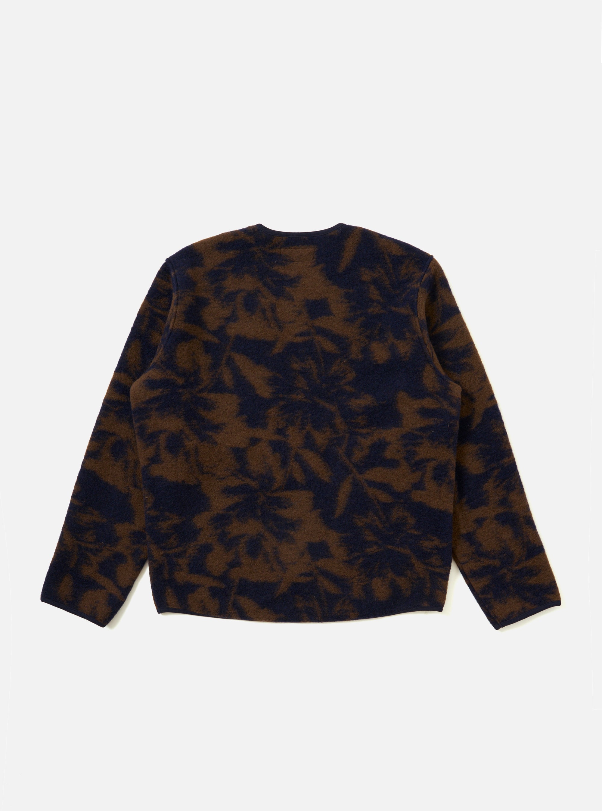Navy/Brown Studio Fleece Zip Liner Jacket