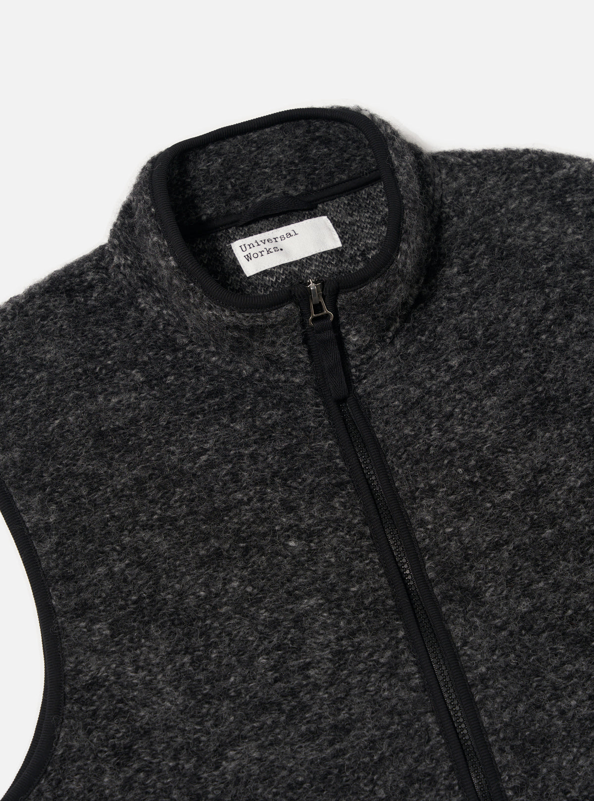 Black Six Wool Fleece Climbing Gilet