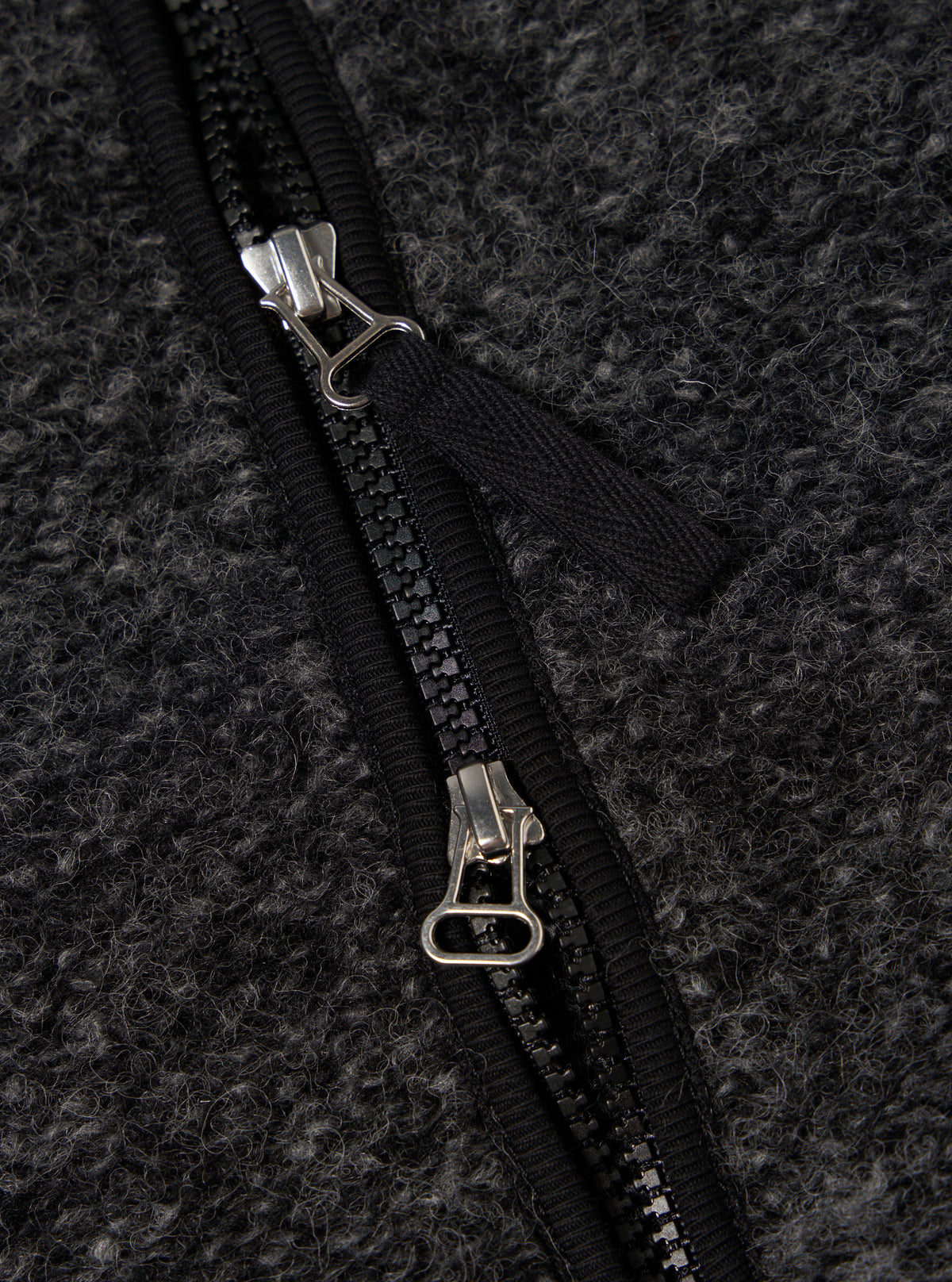 Black Six Wool Fleece Climbing Gilet