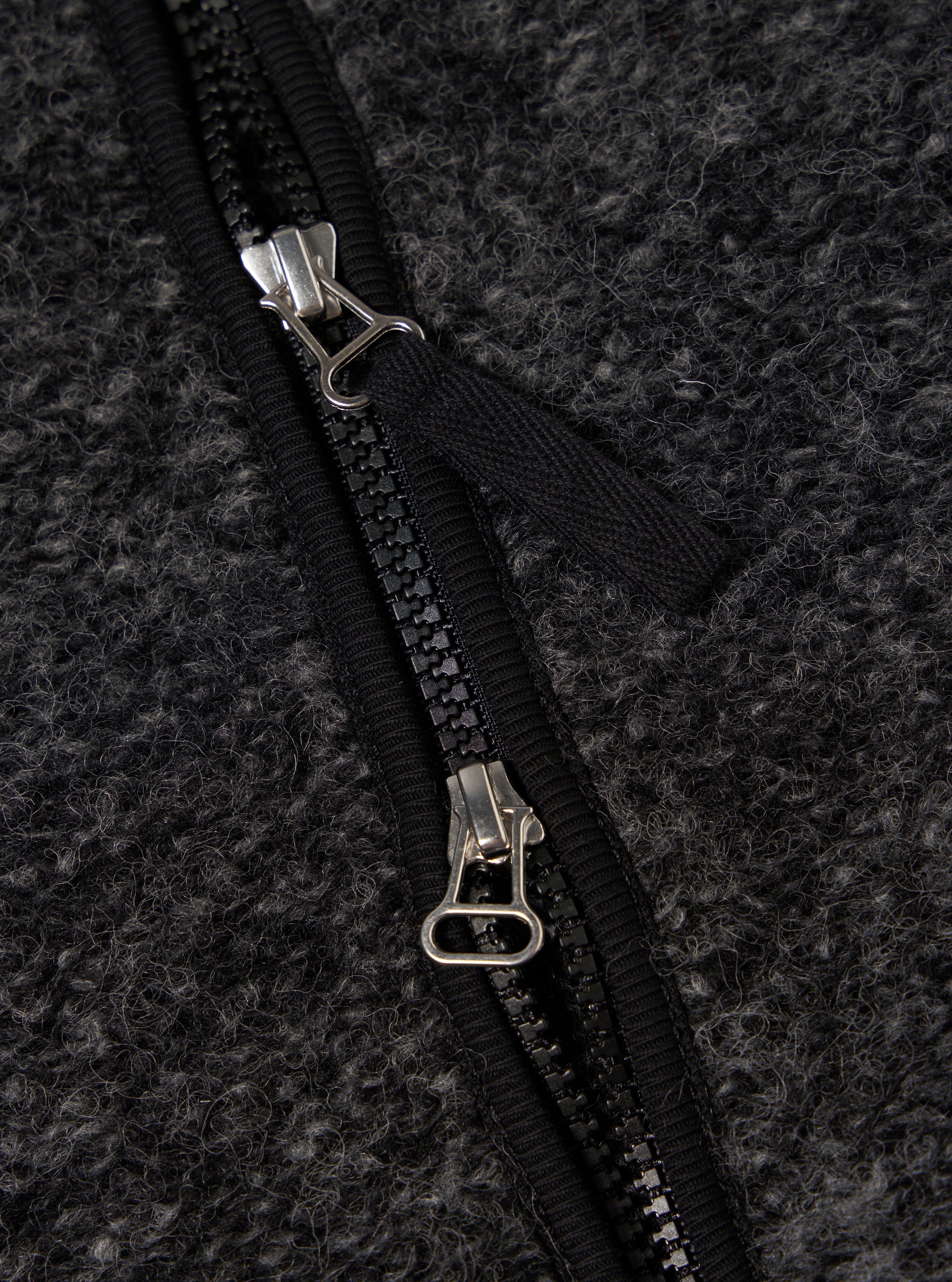Black Six Wool Fleece Climbing Gilet