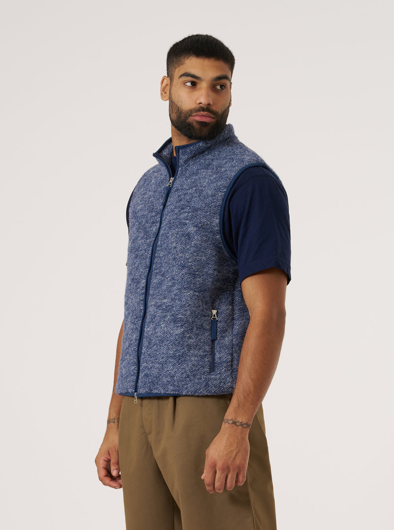 Blue Six Wool Fleece Climbing Gilet