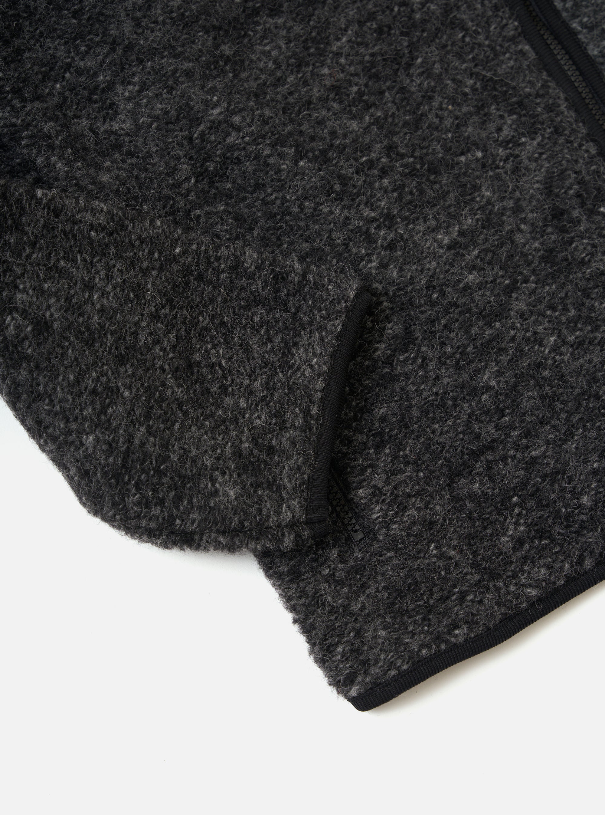 Black Six Wool Fleece Climbing Jacket