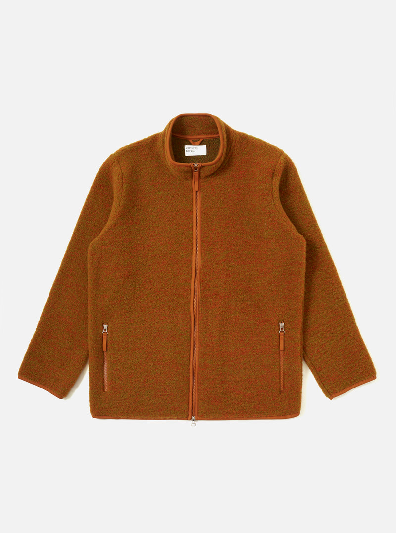 Orange Six Wool Fleece Climbing Jacket
