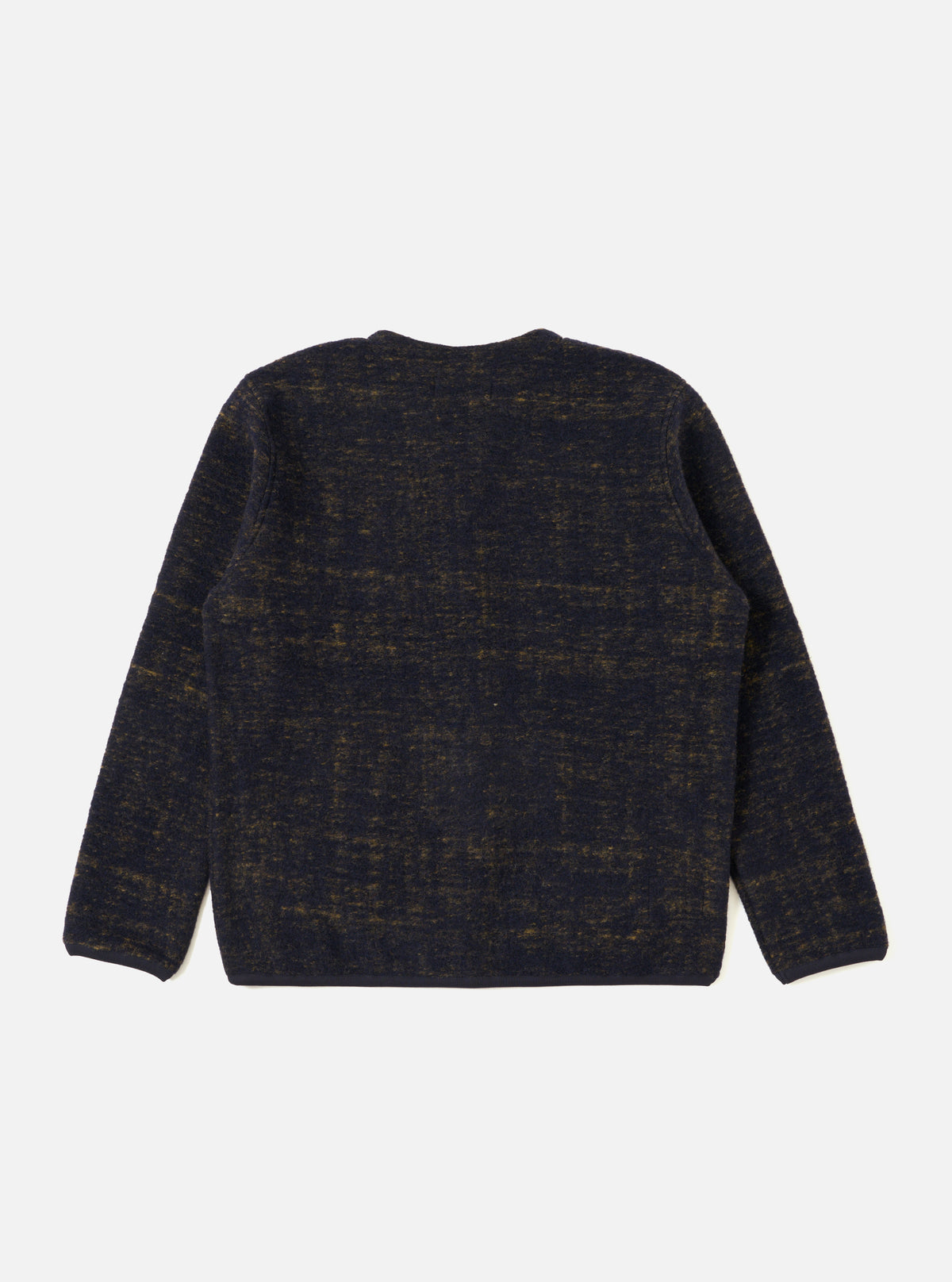 Navy Marble Fleece Cardigan