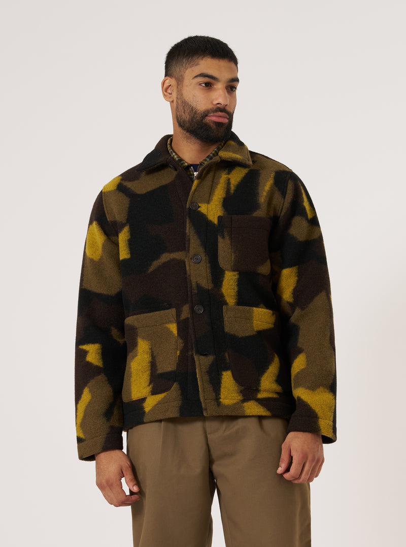 Camo Swede Fleece Field Jacket