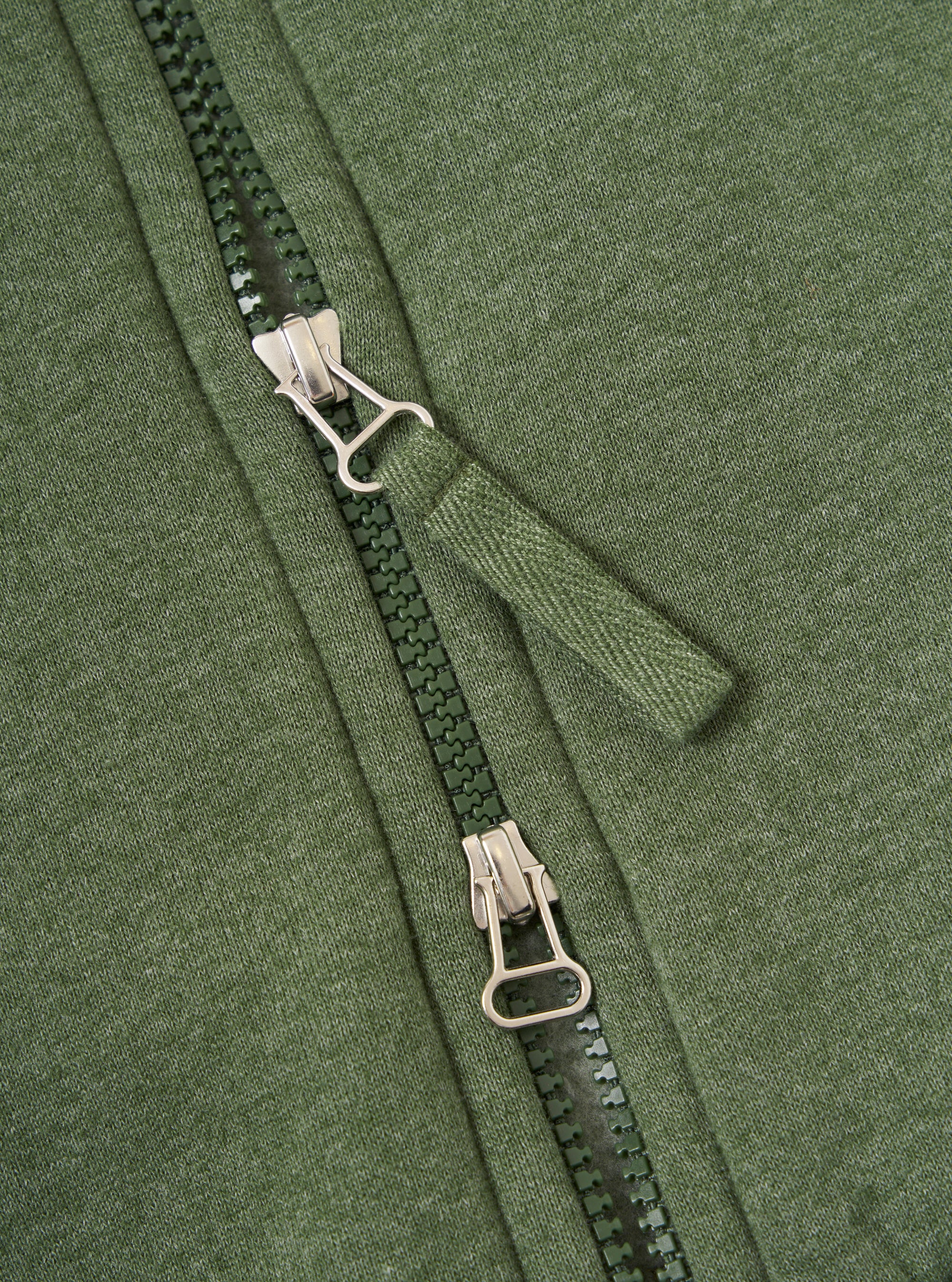 Green Recycled Cotton Blend Jersey Tyler Jacket