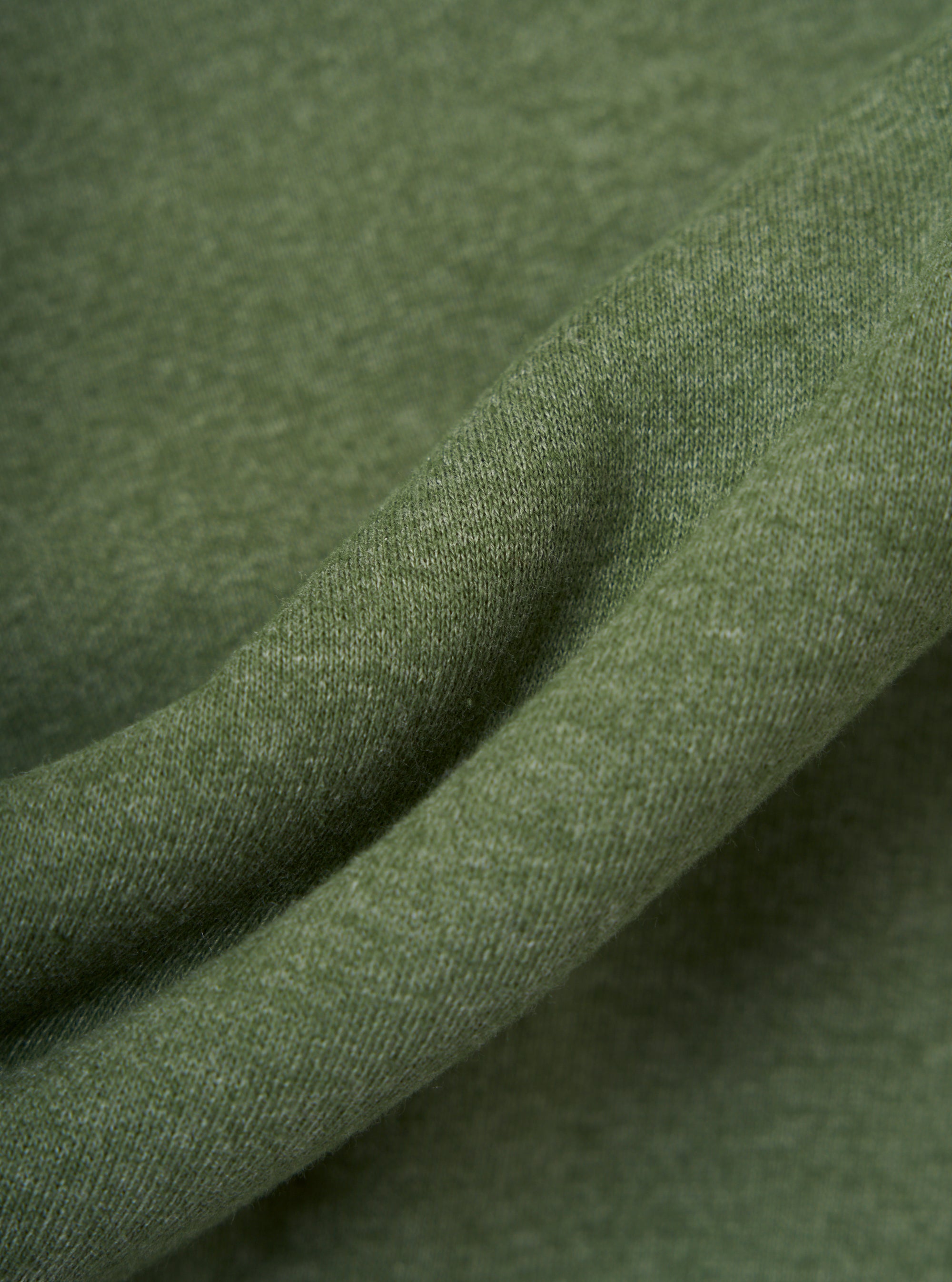 Green Recycled Cotton Blend Jersey Tyler Jacket