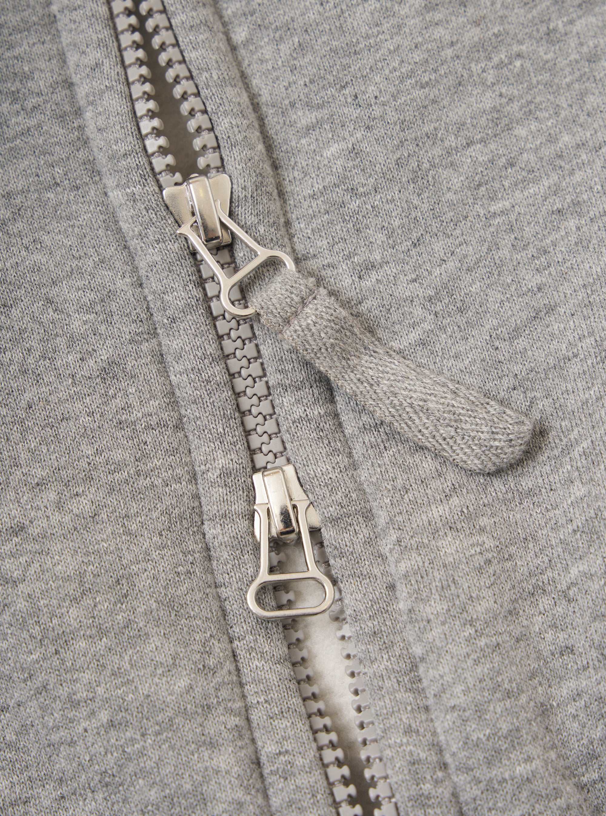 Grey Marl Recycled Cotton Blend Jersey Tyler Jacket