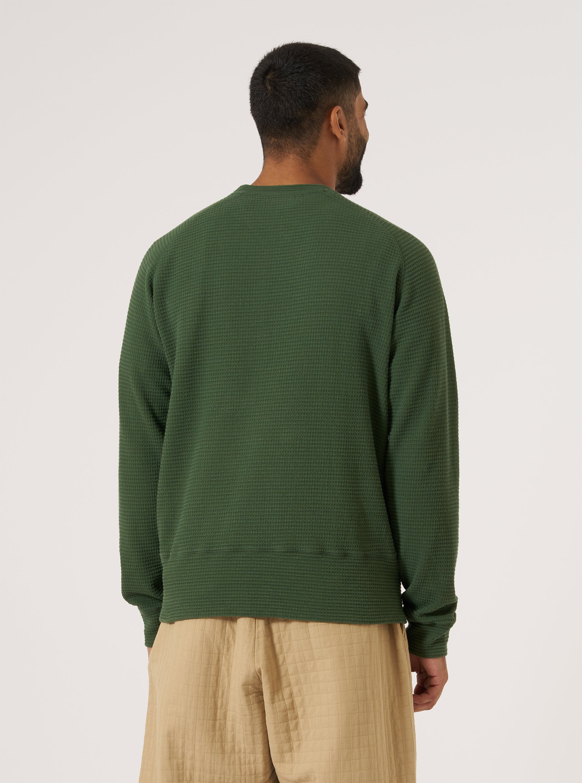 Green Fantasy Interlock Mr K Crew Sweatshirt