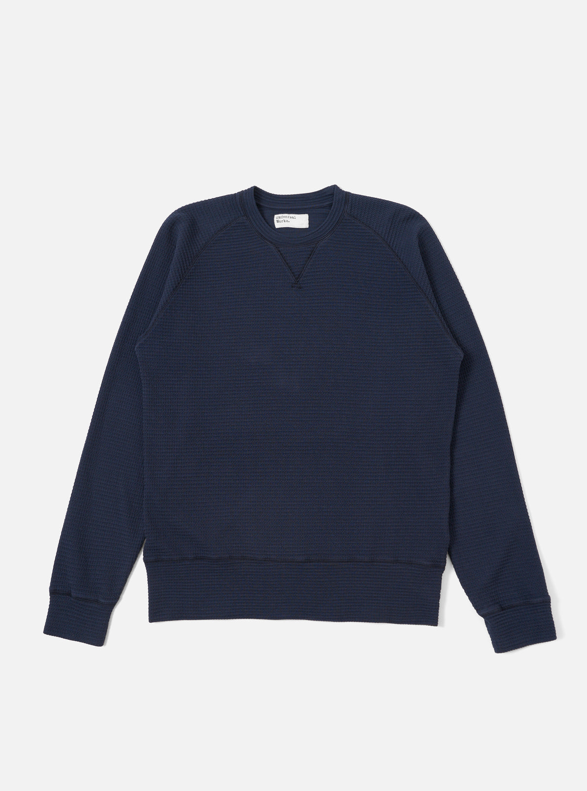 Navy Fantasy Interlock Mr K Crew Sweatshirt