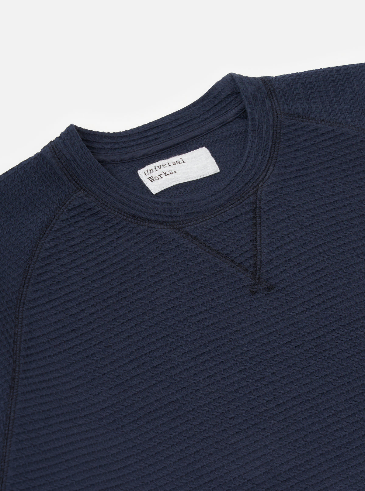 Navy Fantasy Interlock Mr K Crew Sweatshirt