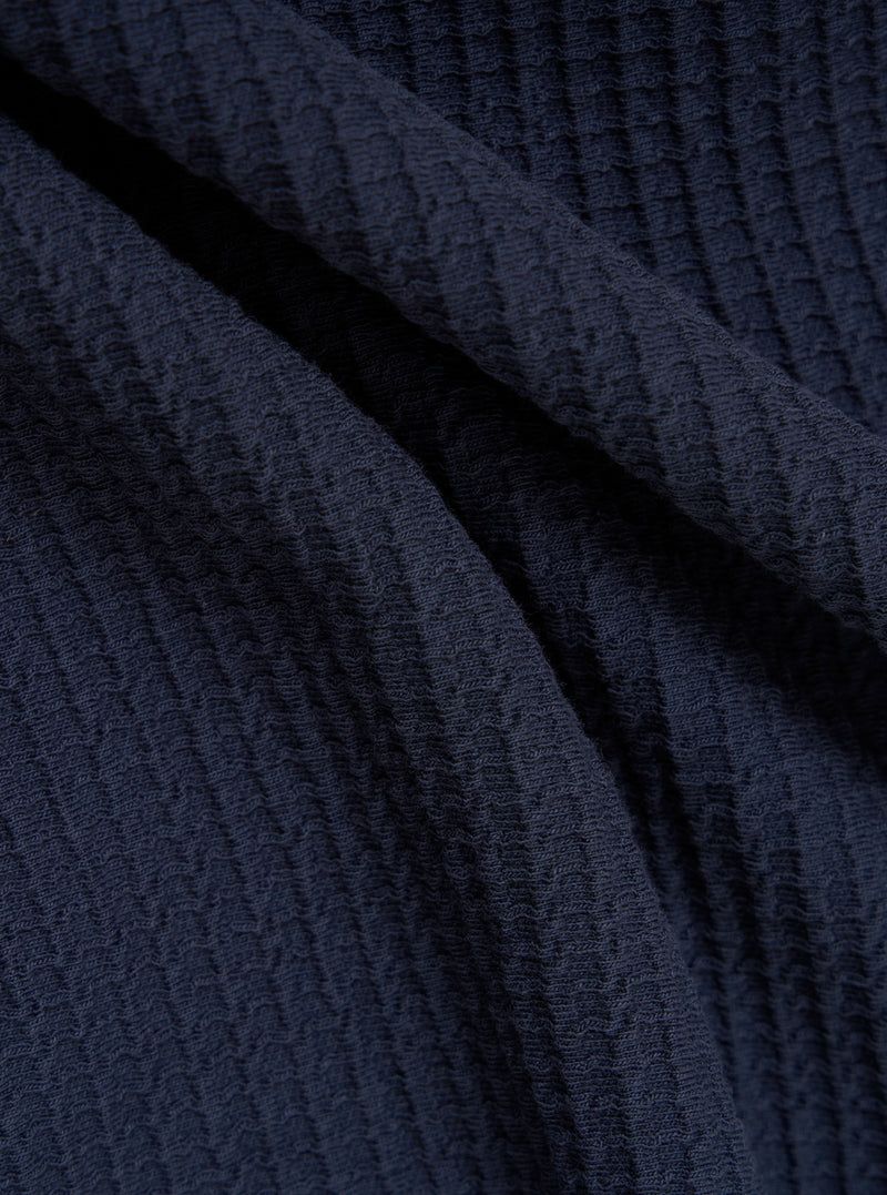 Navy Fantasy Interlock Mr K Crew Sweatshirt