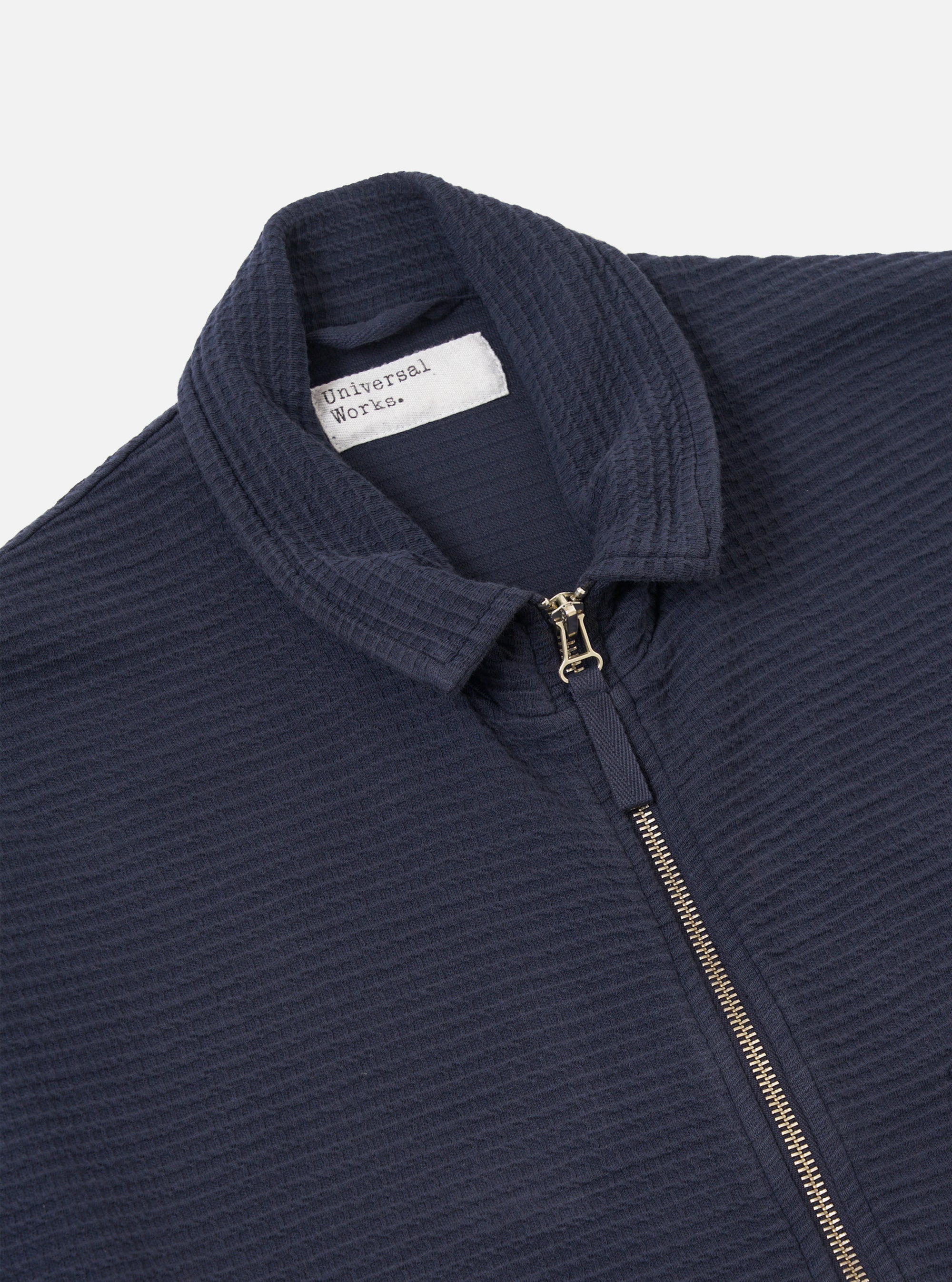 Navy Fantasy Interlock K Track Top