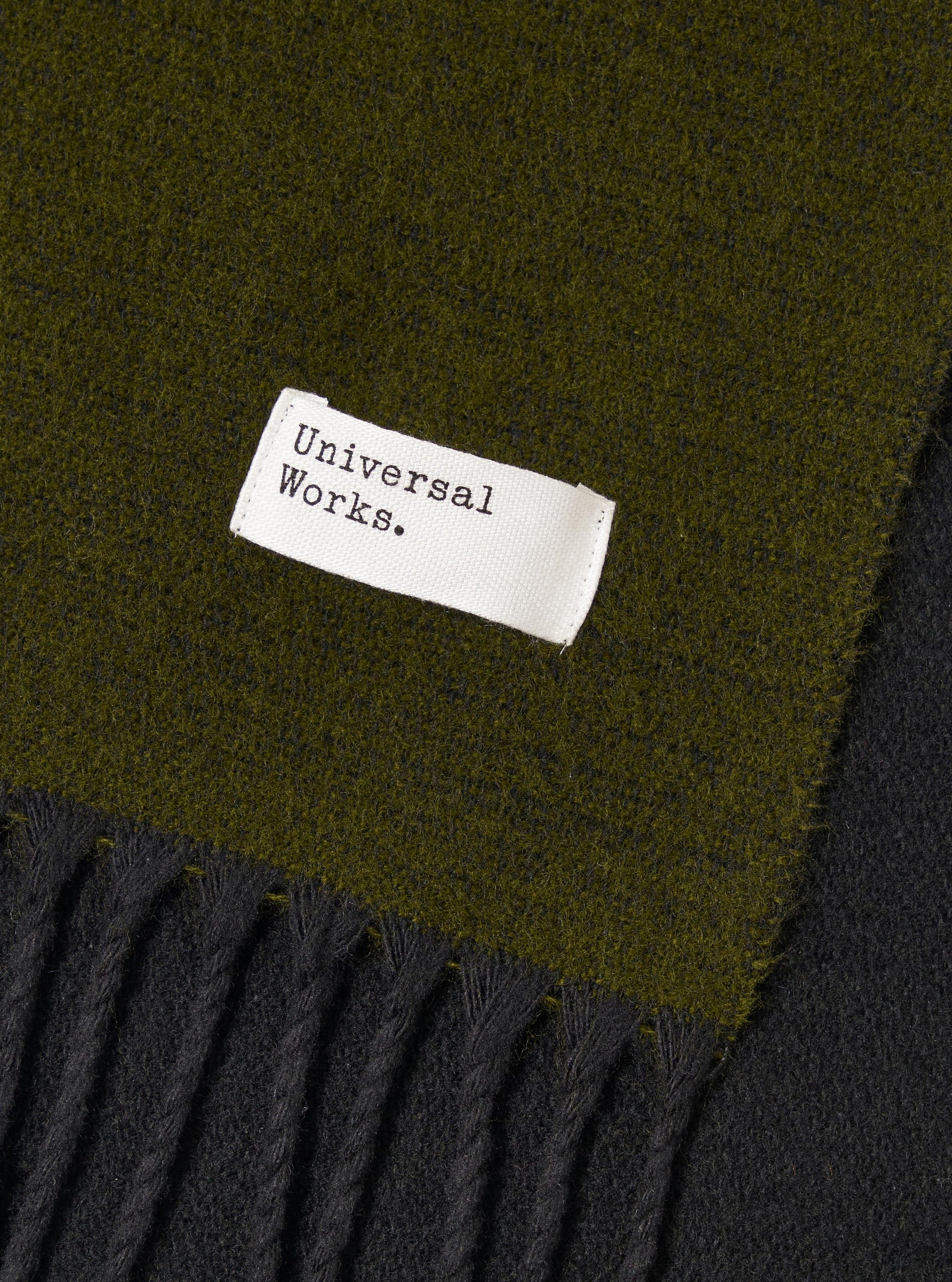 Green/Black Double Sided Scarf