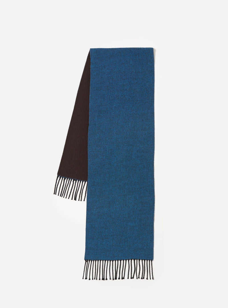 Light Blue/Brown Double Sided Scarf