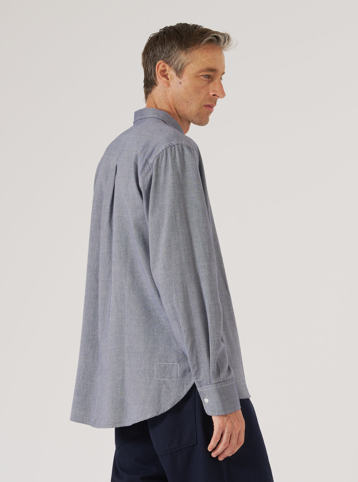 Navy Neptune Cotton Lazy Day Shirt