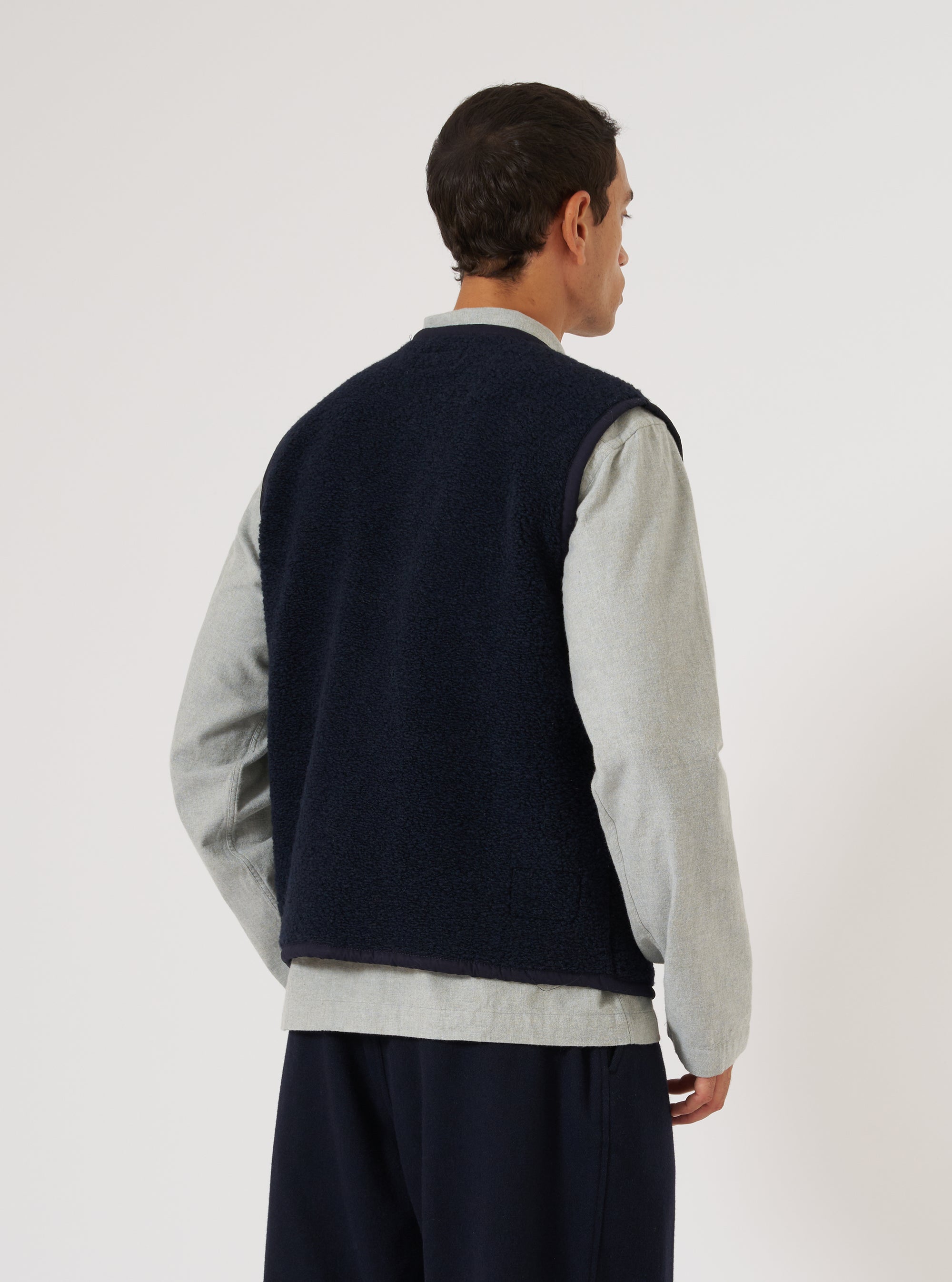 Navy Alvar Fleece Lancaster Gilet
