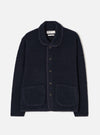 Navy Alvar Fleece Lancaster Jacket