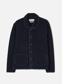 Navy Alvar Fleece Lancaster Jacket