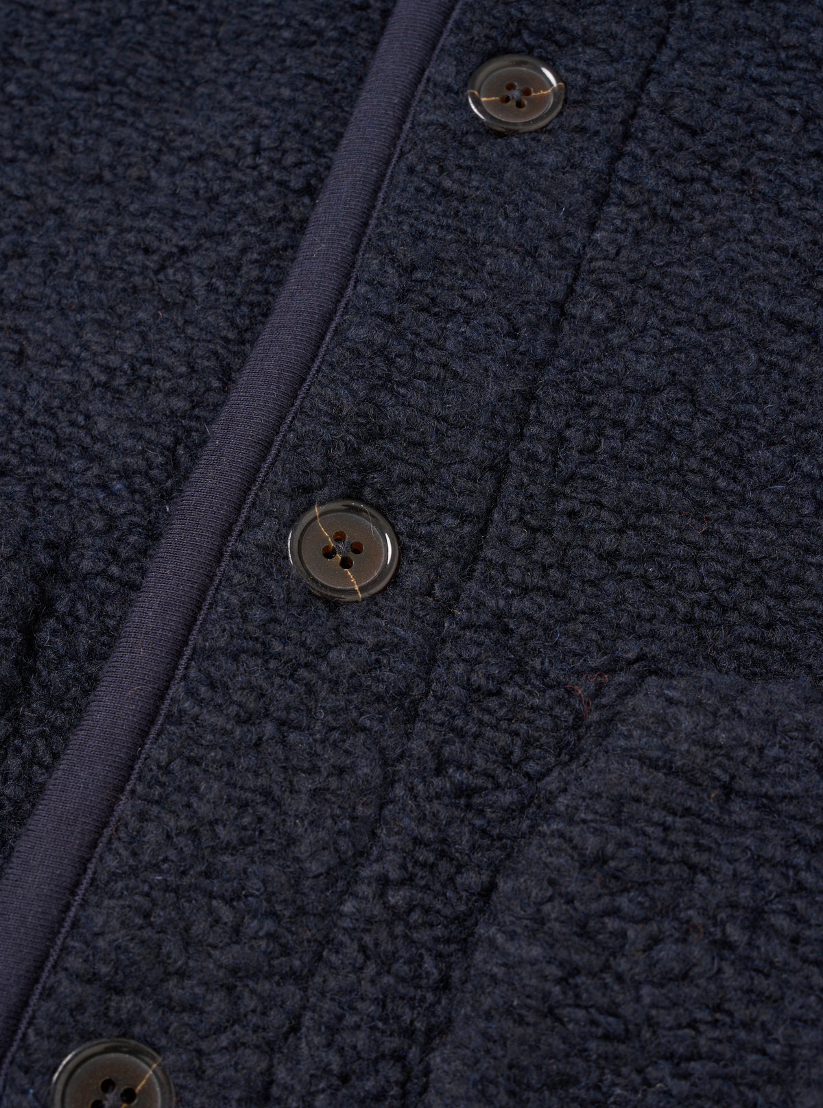 Navy Alvar Fleece Lancaster Jacket