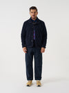 Navy Alvar Fleece Lancaster Jacket