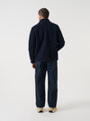 Navy Alvar Fleece Lancaster Jacket
