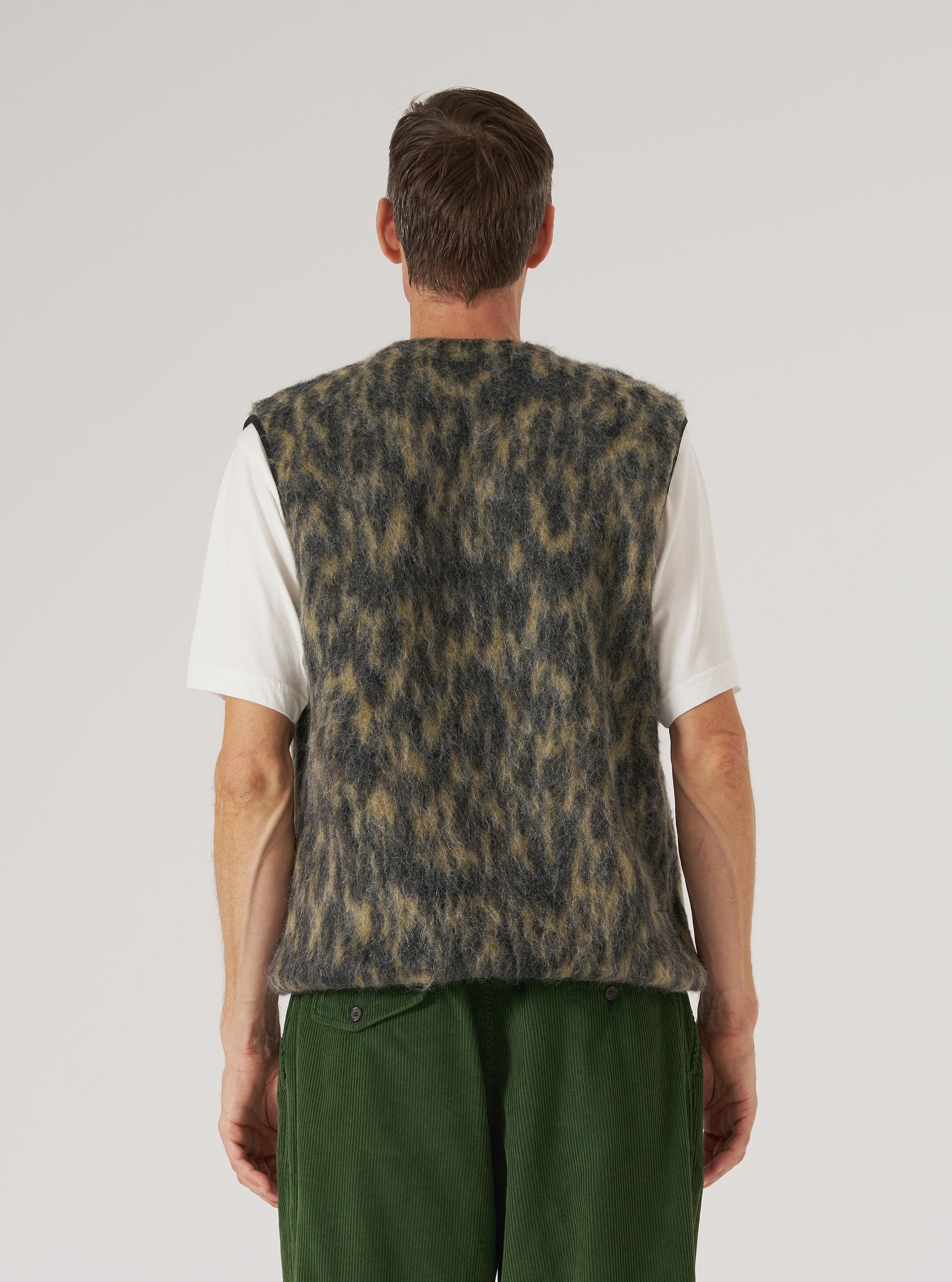 Charcoal Dolce Fleece Zip Gilet