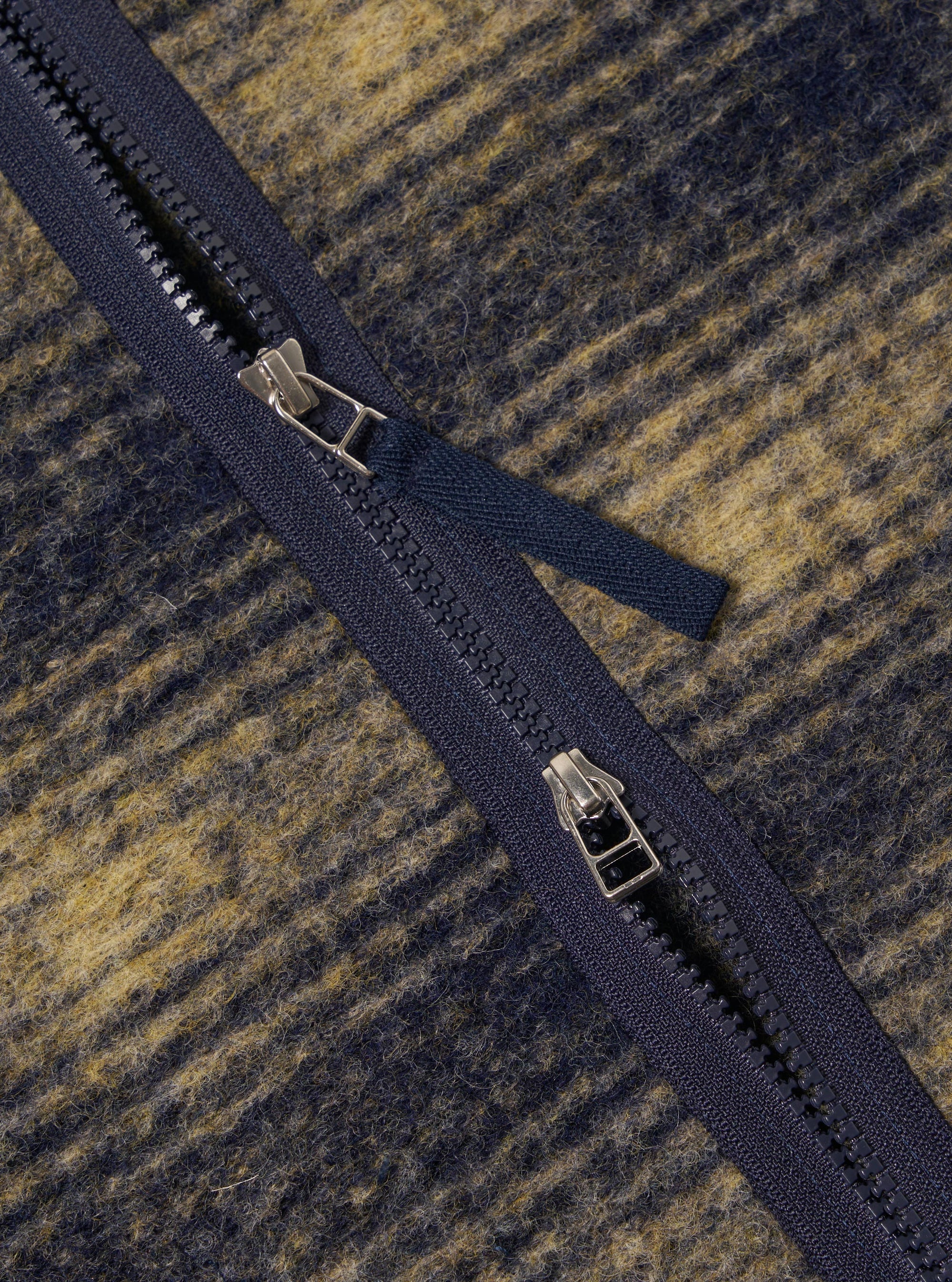 Navy Uist Fleece Zip Liner Jacket