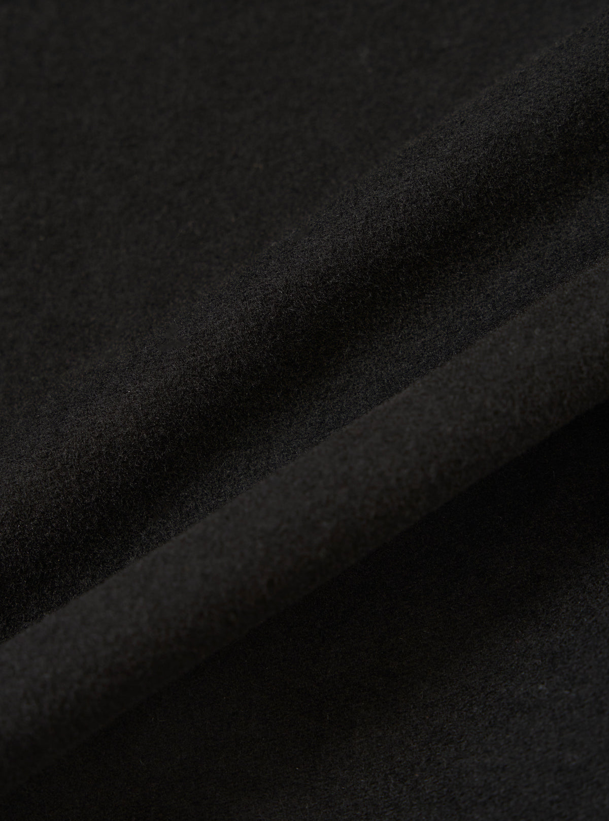 Black Comfort Moleskin Pleated Track Pant