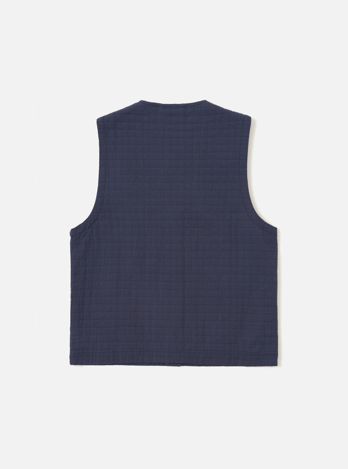 Navy Rahim Cotton Weekend Gilet
