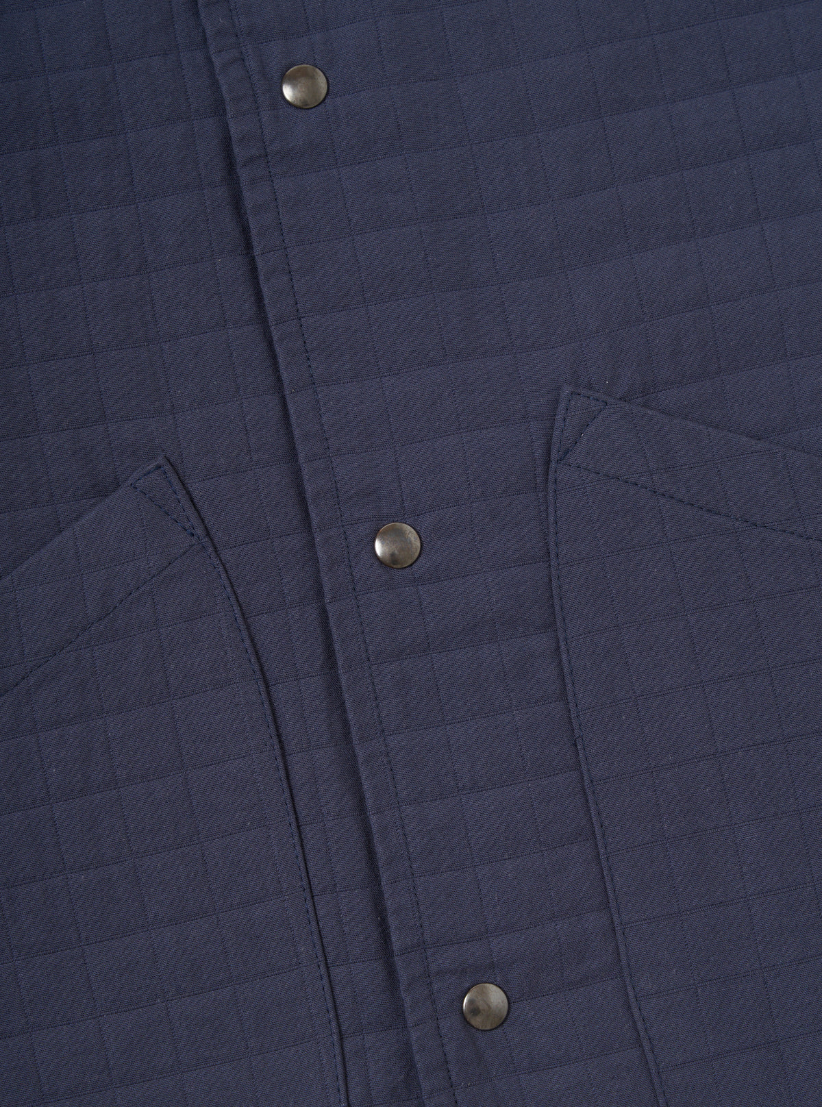 Navy Rahim Cotton Weekend Gilet