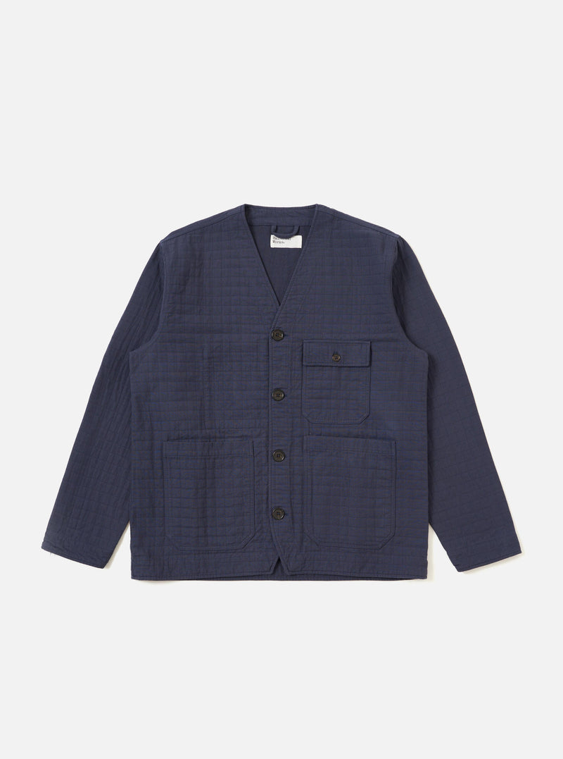 Navy Rahim Cotton Cabin Jacket