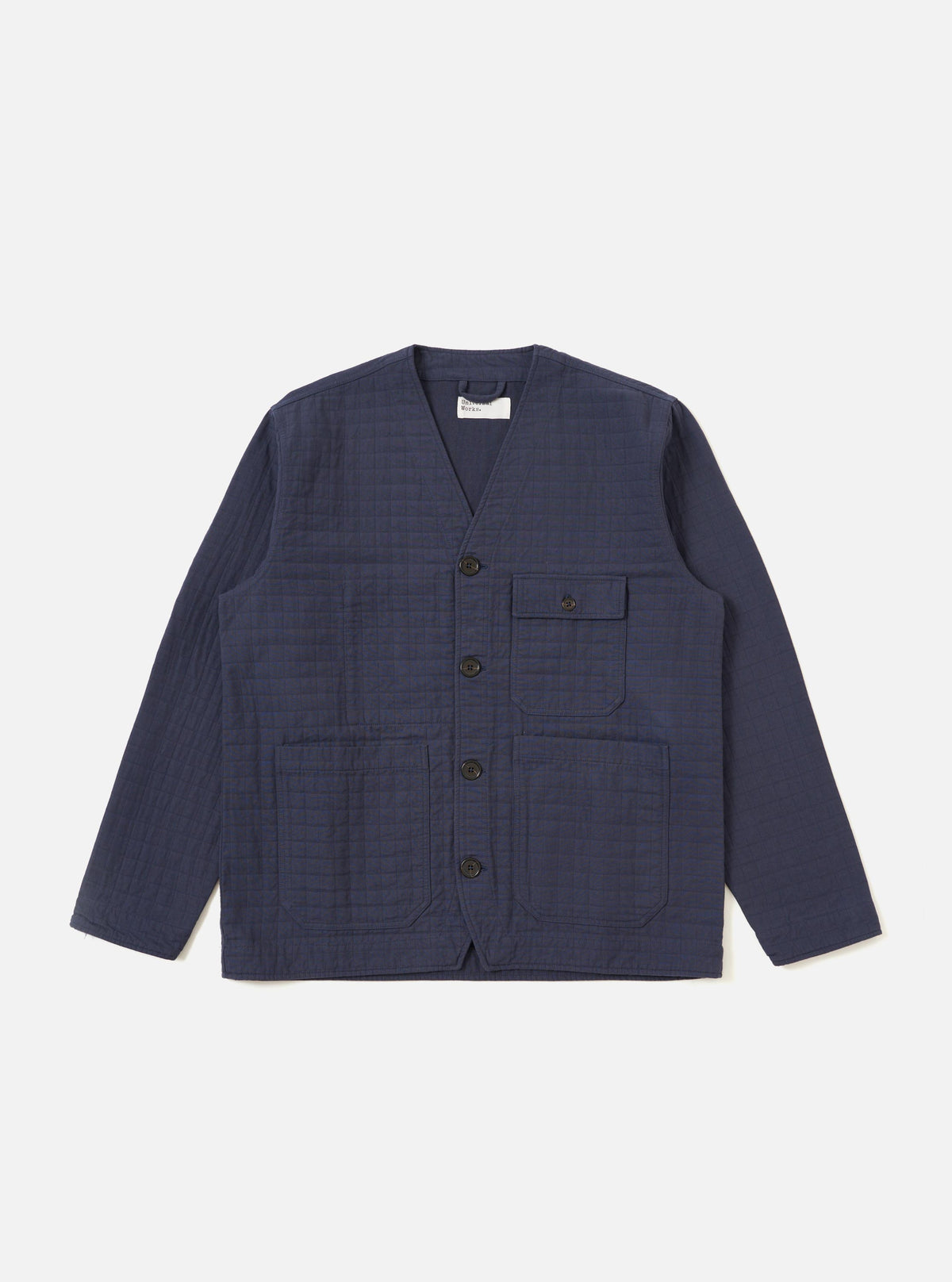 Navy Rahim Cotton Cabin Jacket