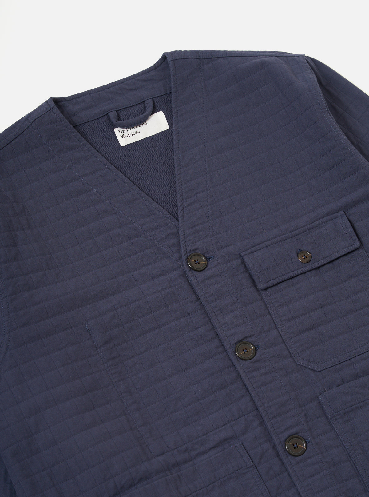 Navy Rahim Cotton Cabin Jacket