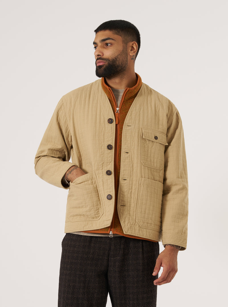 Sand Rahim Cotton Cabin Jacket