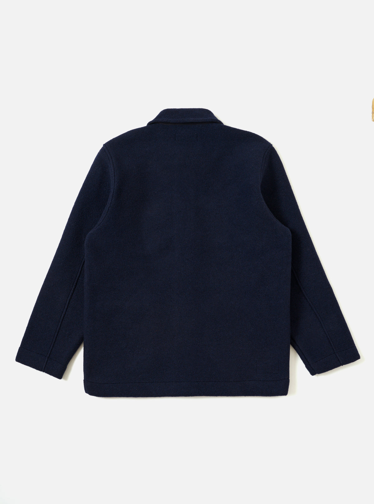 Navy Techno Melton Plain Field Jacket